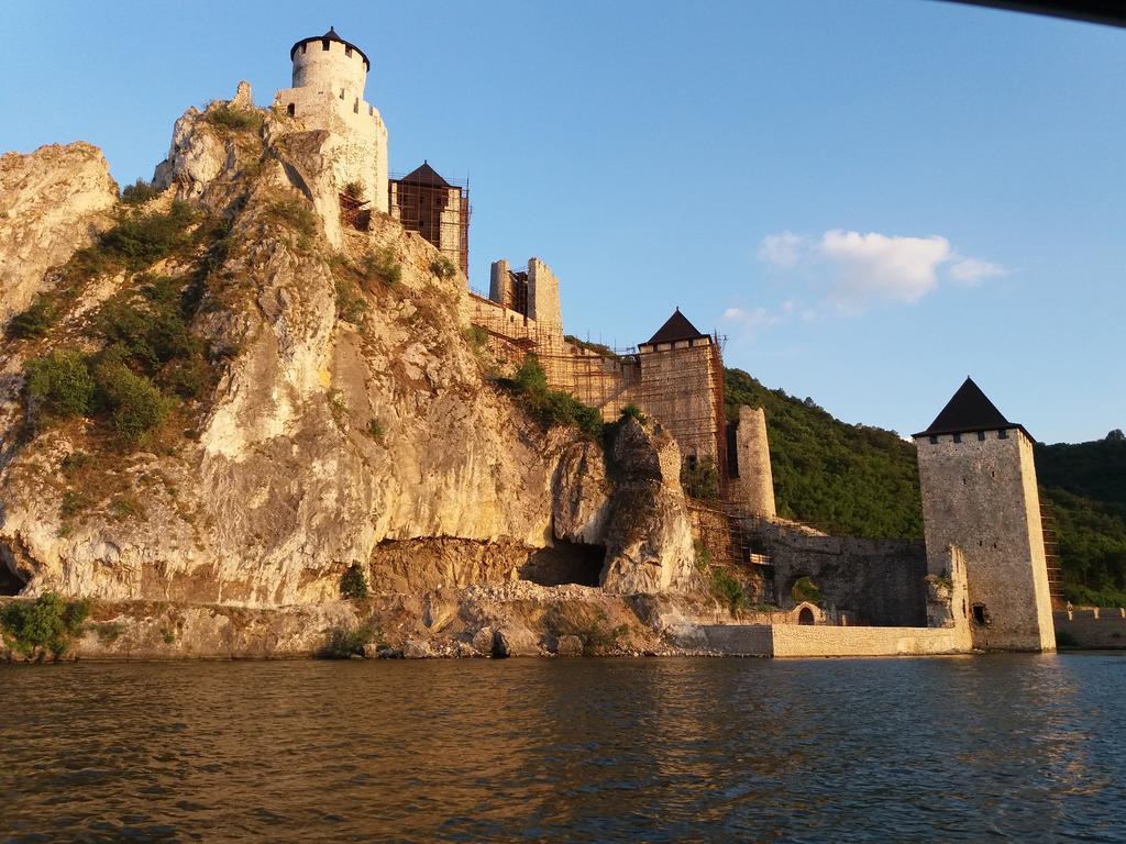 Апартаменты Zlatna Ribica Голубац Экстерьер фото